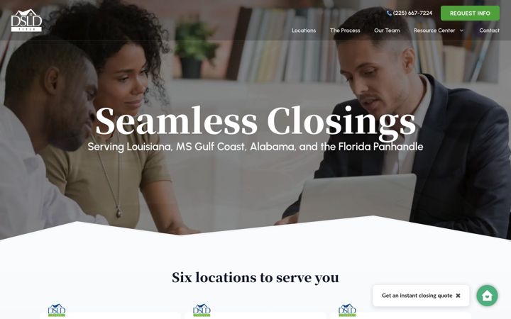 Screenshot of dsldtitle.com