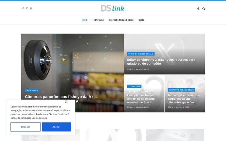 Screenshot van dslink.com.br