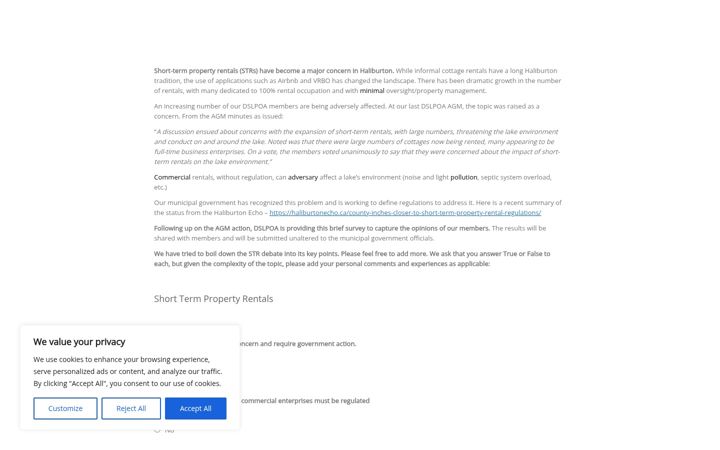 Captură de ecran a dslpoals.org