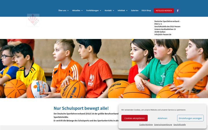 Screenshot of dslv-hessen.de