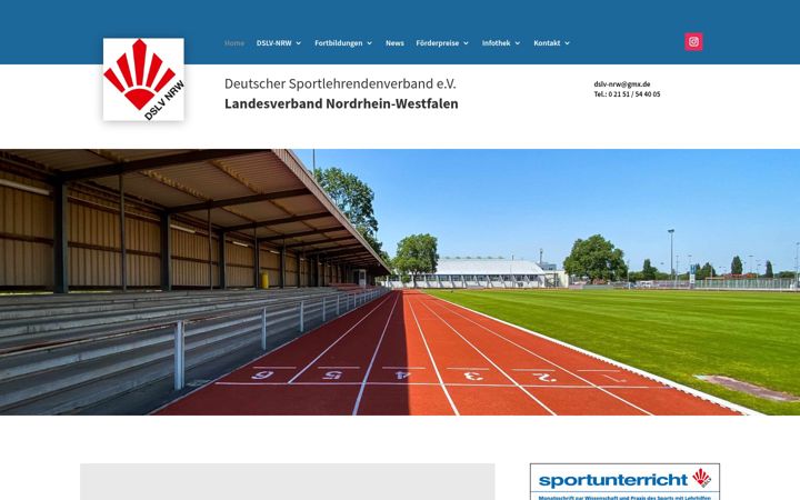 Screenshot of dslv-nrw.de