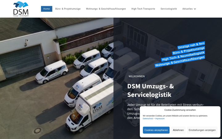 Screenshot ta' dsm-umzuege-essen.de