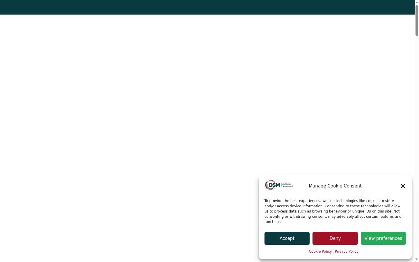 Screenshot tal-banner tal-kunsens muri qabel kwalunkwe interazzjoni