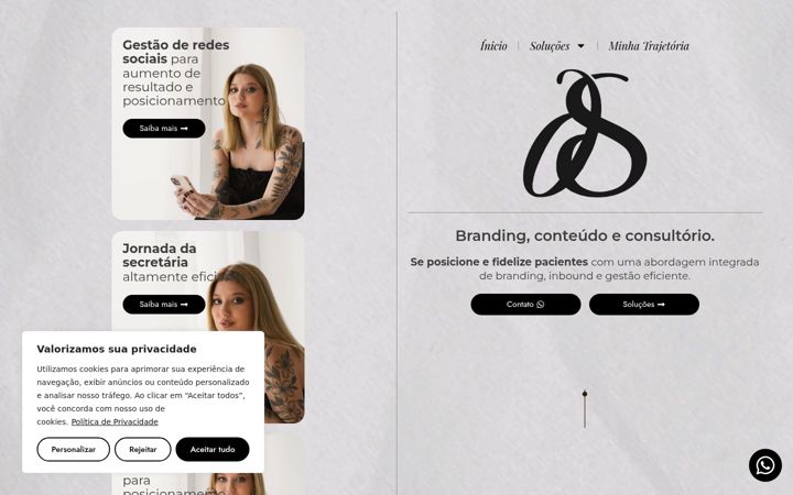 Screenshot van dsmarketingmedico.com.br