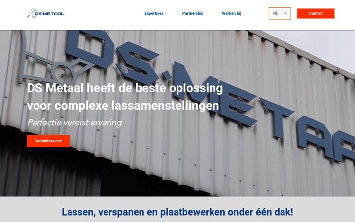 Screenshot di dsmetaal.nl