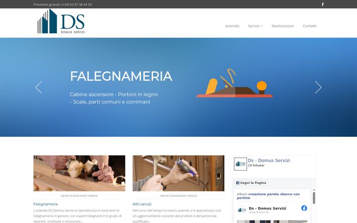 Screenshot of dsmilano.com