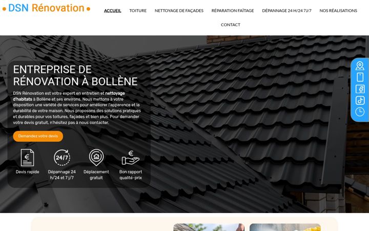 Screenshot of dsn-renovation84.fr