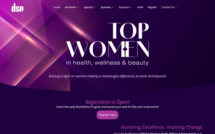 Screenshot of dsntopwomen.com