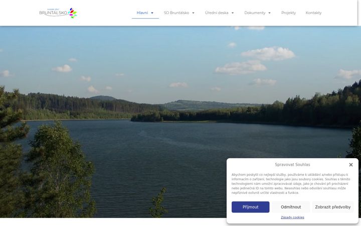 Snímek obrazovky dsobruntalsko.cz