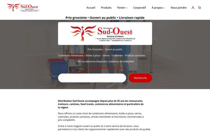 Екранна снимка на dsoinc.ca