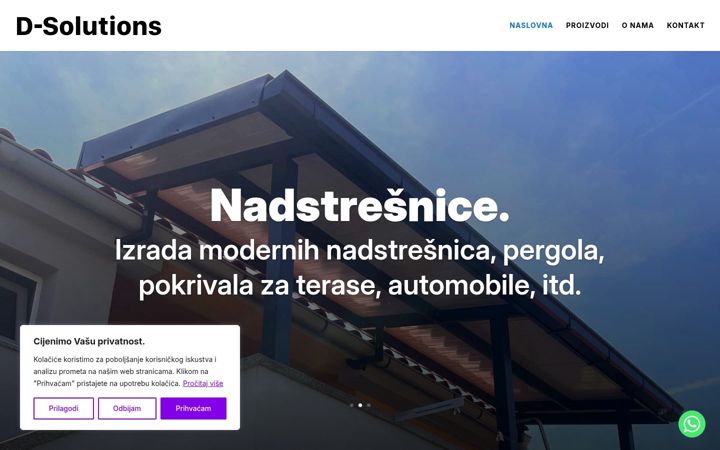 Screenshot of dsolutions.hr