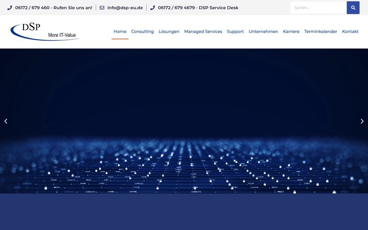 Screenshot of dsp-eu.de