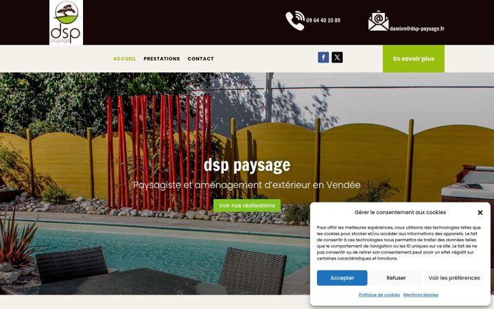 Screenshot ta' dsp-paysagiste-85.fr