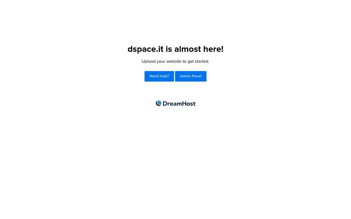 Snímek obrazovky dspace.it