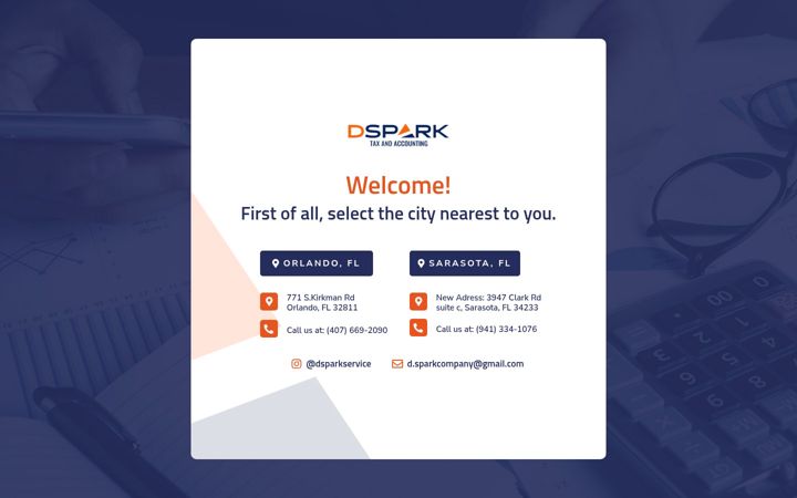 Screenshot of dsparkservices.com