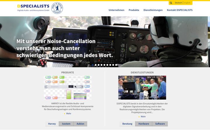 Screenshot of dspecialists.de