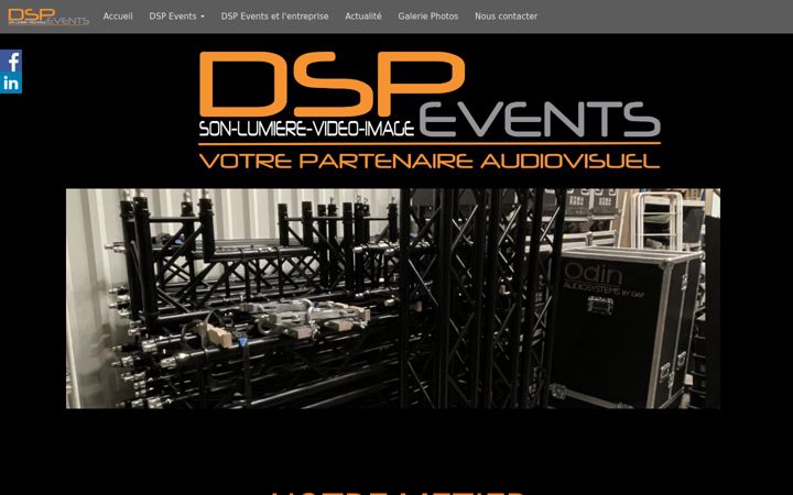 Screenshot of dspevents.fr