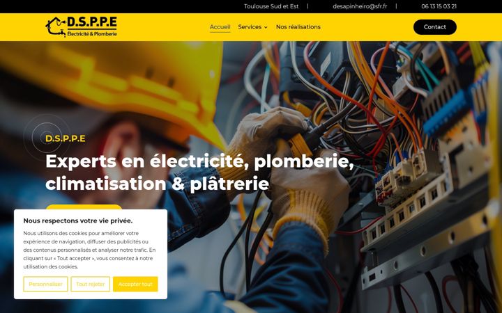 Screenshot ta' dsppe.fr