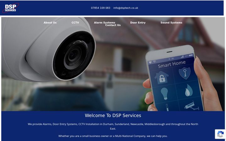 Екранна снимка на dsptech.co.uk