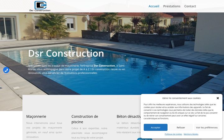 Screenshot ta' dsrconstruction-tarbes.fr