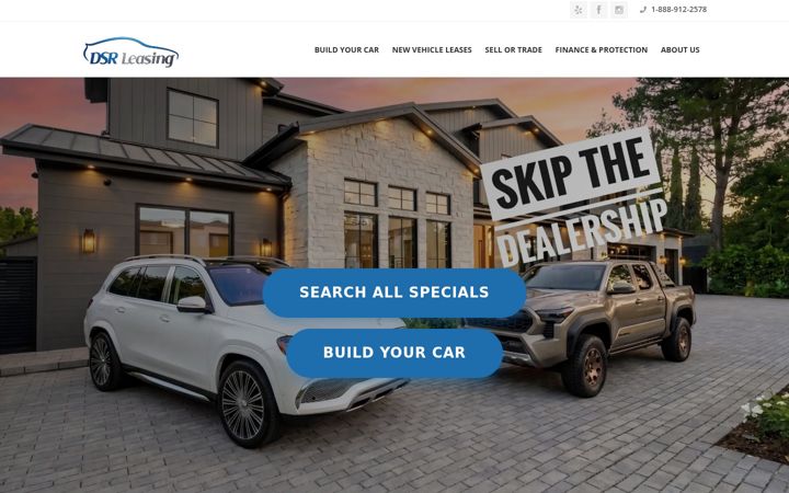 Screenshot of dsrleasing.com