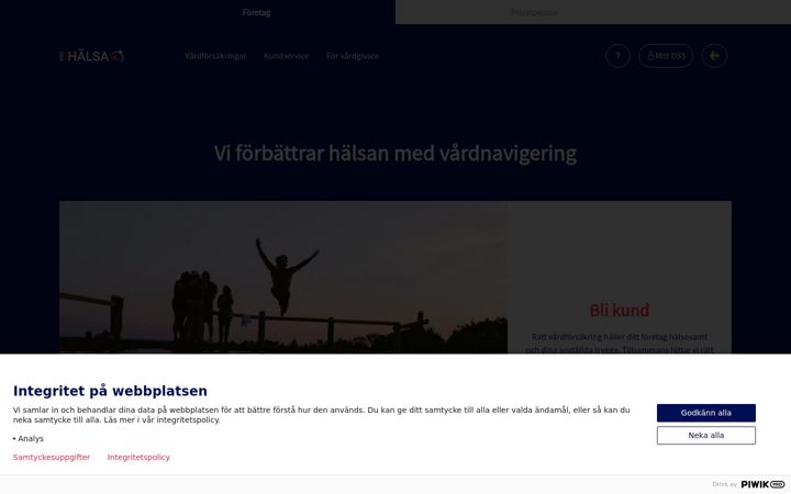 Zrzut ekranu dss-halsa.se