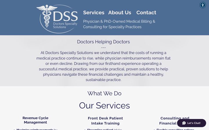 Screenshot of dssdocs.com