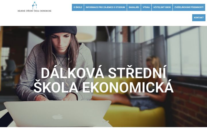 Snímek obrazovky dsse.cz