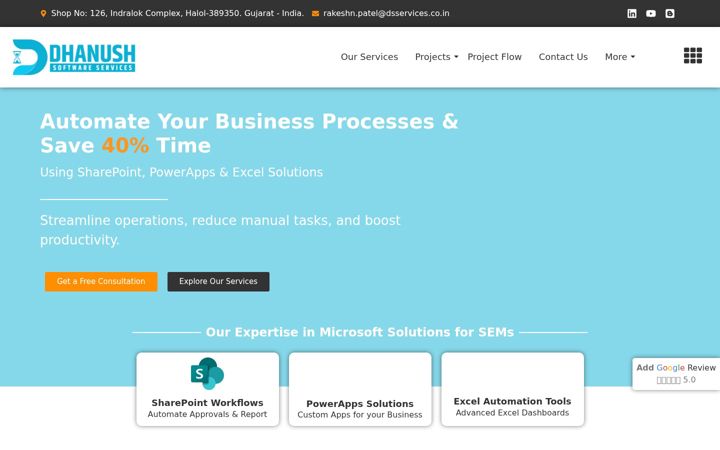 Screenshot of dsservices.co.in