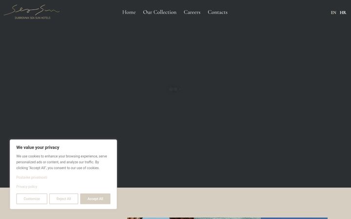 Screenshot of dssh.hr