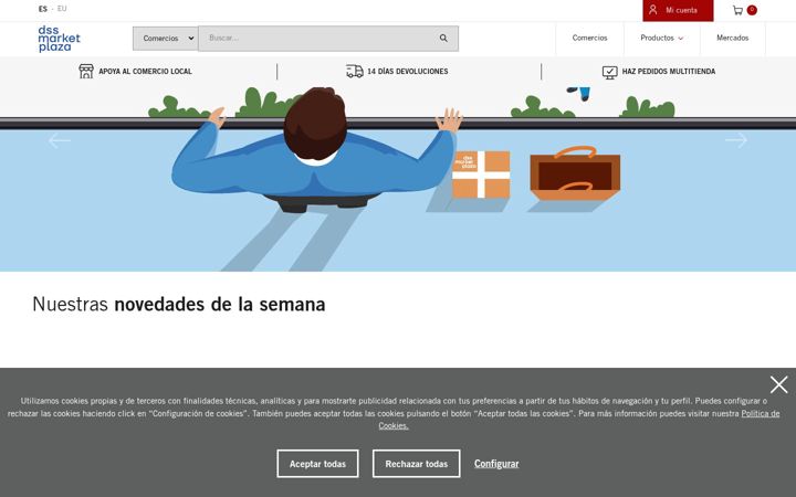 Screenshot of dssmarketplaza.eus
