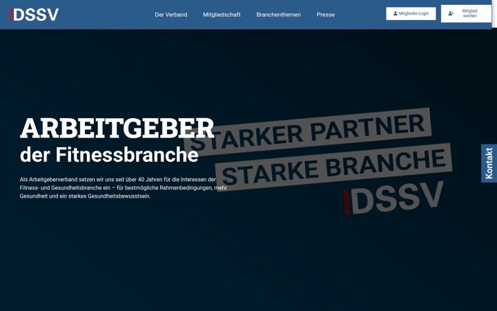 Screenshot ta' dssv.de