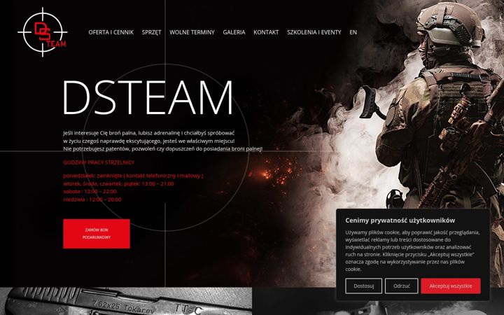 Captura de ecrã de dsteam.pl