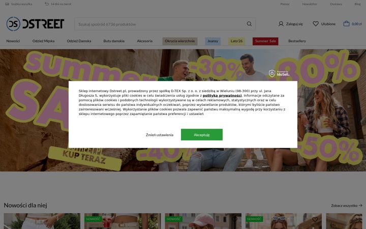 Screenshot of dstreet.pl