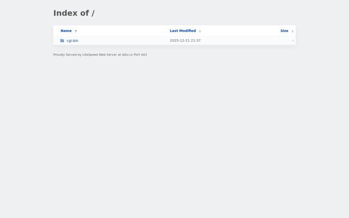 Screenshot of dstv.cx