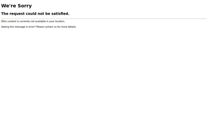 Screenshot of dstv.stream
