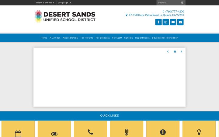 Screenshot of dsusd.us