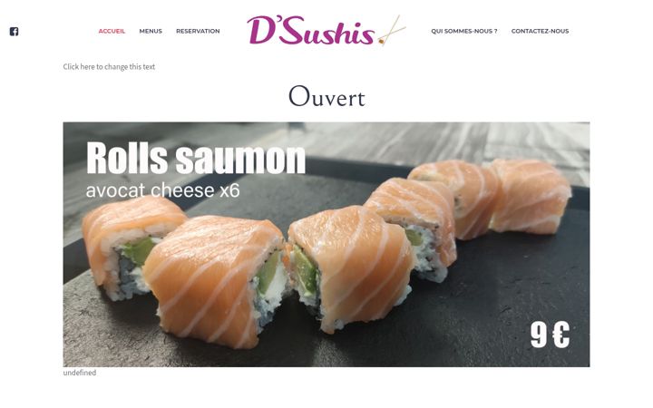 Screenshot of dsushis.com