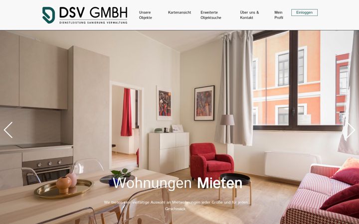 Screenshot of dsv-gmbh-cottbus.de