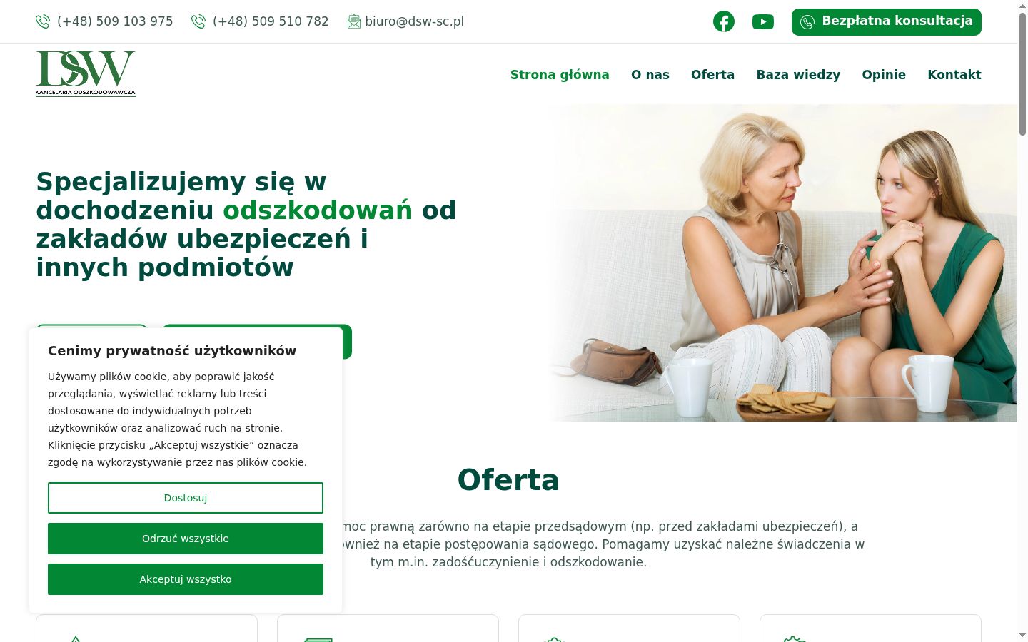 Kuvakaappaus suostumusbannerista, joka näytettiin ennen mitään vuorovaikutusta