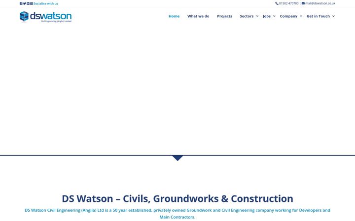 Screenshot stránky dswatson.co.uk