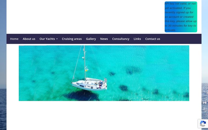 Screenshot stránky dsyachting.co.uk