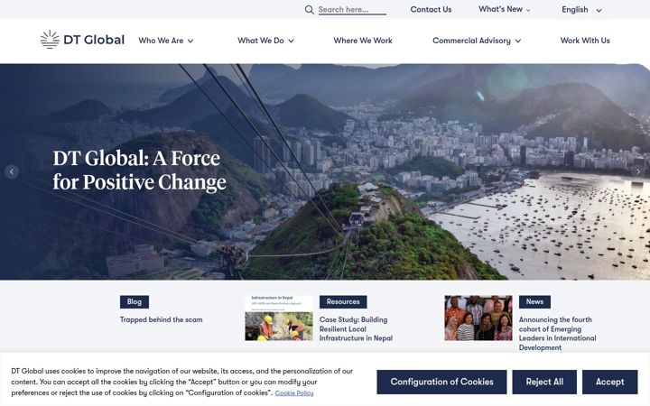 Screenshot of dt-global.com