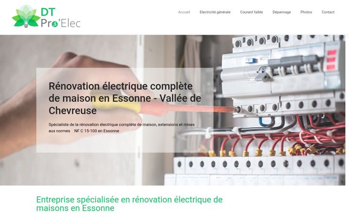 Screenshot ta' dt-proelec.fr