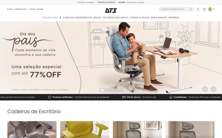 Képernyőkép: dt3office.com.br