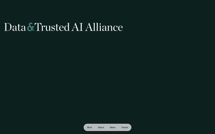 Captură de ecran a dtaalliance.org