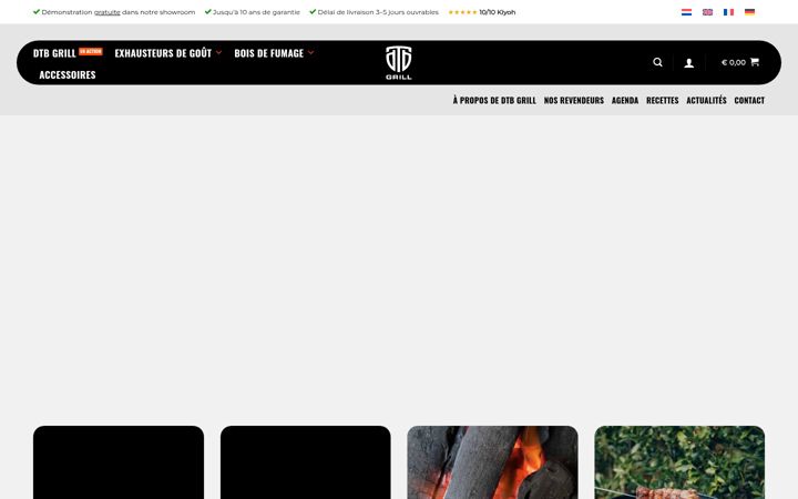 Screenshot of dtbgrill.fr