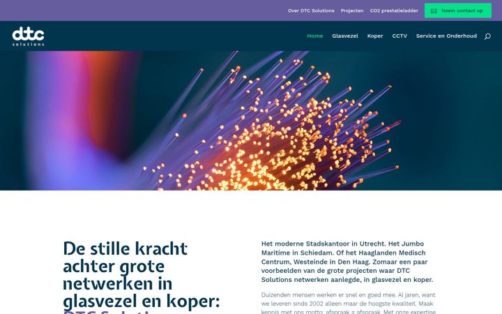 Screenshot di dtc-solutions.nl