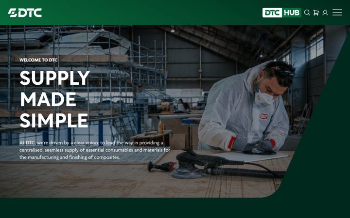 Screenshot of dtc-uk.com