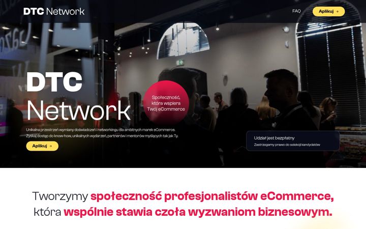 Skærmbillede af dtc.network